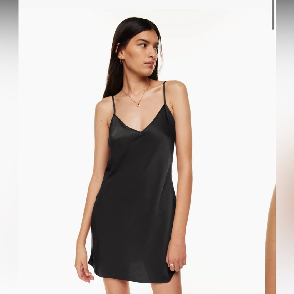 BRAND NEW UNWORN Aritzia black slip dress